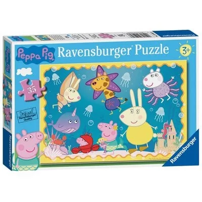 Ravensburger Puzzle 35 Świnka Peppa. Podwodny świat -