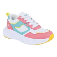 Buty dla dziewczynek - Richter Buty dziecięce Jumper Sneaker, Parrot/White/Peac/MA, 37 EU, Parrot White Peac Ma, 37 EU - miniaturka - grafika 1