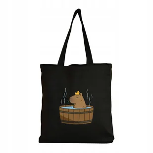 Eko TORBA Shopper Na ramię KAPIBARA #2 - Torby i wózki na zakupy - miniaturka - grafika 1