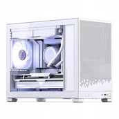 Obudowy komputerowe - Jonsbo D32 STD White PC-Gehäuse, Mini-Gehäuse, mATX, Tempered Glass - weiß - miniaturka - grafika 1