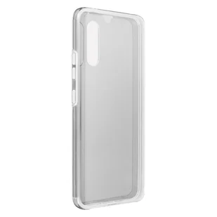 Etui 360° do Samsunga Galaxy A90 5G Elastyczny przód i sztywny tył — przezroczyste - Etui i futerały do telefonów - miniaturka - grafika 1