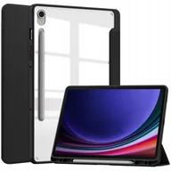 Etui do tabletów - Etui Bizon Case Tab Clear Matt do Galaxy Tab S9, czarne - miniaturka - grafika 1