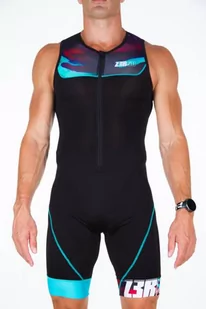 ZEROD Strój triathlonowy rozpinany z przodu START new wave - Bielizna sportowa męska - miniaturka - grafika 2