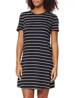Piżamy damskie - Schiesser Damska koszula nocna z krótkim rękawem bawełna modal koszula nocna Bigshirt - Nightwear, Czarny_161066, 36 - miniaturka - grafika 1