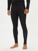 Pozostała odzież narciarska - Brubeck Bielizna termoaktywna dolna LE1184M Czarny Slim Fit - miniaturka - grafika 1