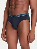 Majtki męskie - Emporio Armani Underwear Komplet 3 par slipów EM000258 AF10779 MB254 Granatowy - miniaturka - grafika 1