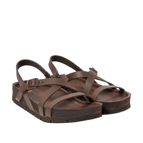 ART 1619 Bordowy, Sandały Damskie, Nappa Brown, 42 EU