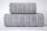 Ręczniki - Greno RĘCZNIK BRICK 70X140 JASNY POPIEL RE-BRI-070-JPOP - miniaturka - grafika 1