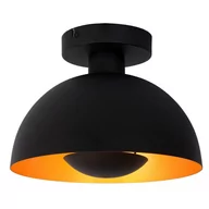 Lampy sufitowe - Lucide LAMPA sufitowa SIEMON 45196/01/30 metalowa OPRAWA hygge kopuła czarna - miniaturka - grafika 1