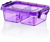 Pojemniki kuchenne - Chomik Pojemnik plastikowy prostokątny 500ml MULTIBOX różowy - miniaturka - grafika 1