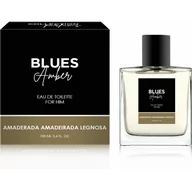 Wody i perfumy męskie - MELODY MEN BLUES AMBER Woda toaletowa 100ml - miniaturka - grafika 1