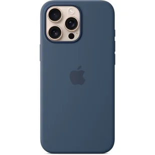 Apple Silikonowe etui MagSafe do iPhone 16 Pro Max denim - Etui i futerały do telefonów - miniaturka - grafika 1
