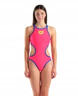 Stroje kąpielowe - Strój Kąpielowy Damski Jednoczęściowy Treningowy Na Basen Arena Biglogo D34 - miniaturka - grafika 1