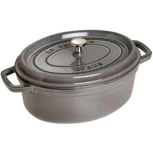 Staub Cocotte 31 cm Grafitowy 40509-320-0 - Garnki - miniaturka - grafika 1