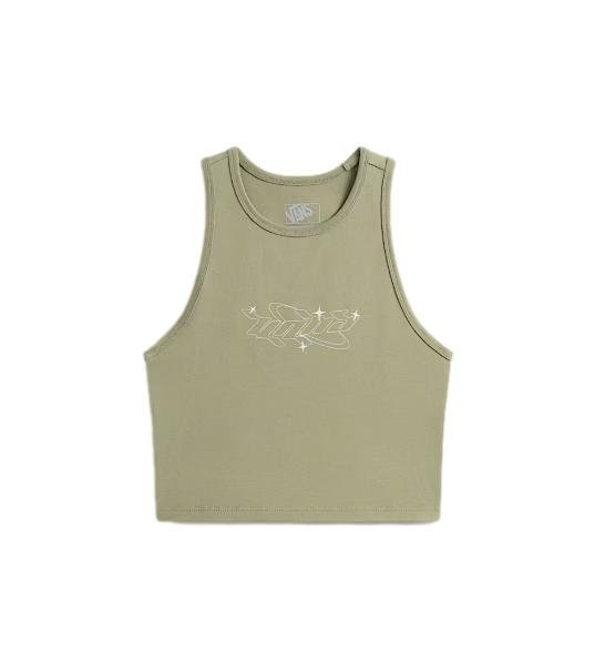 T-shirt Damski VANS Y2K STAR TANK Soft Sage VN000XDRFSG1 M