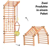 Wyposażenie sportowe i gimnastyczne - Drabinka gimnastyczna dla dzieci Rinagym 2 w 1 5P5P7S5P - miniaturka - grafika 1