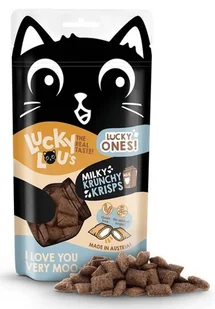 Lucky Lou Lucky Ones Krunchy Krisps Mleko 60g - Przysmaki dla kotów Lucky Lou Lucky Ones Krunchy Krisps Mleko 60g - Przysmaki dla kotów - miniaturka - grafika 1
