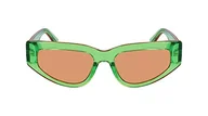 Okulary przeciwsłoneczne - Calvin Klein Damskie okulary przeciwsłoneczne CKJ23603S, zielone, jeden rozmiar, ZIELONY, Rozmiar uniwersalny - miniaturka - grafika 1