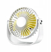 Wentylatory - Wentylator / wiatrak biurkowy LLD-F82 biały - miniaturka - grafika 1