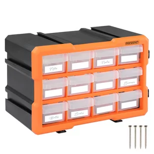 Pojemniki Magazynowe Organizer Śrubki 29,5X16X19 - Pojemniki przemysłowe - miniaturka - grafika 1