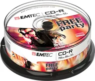 Nośniki danych - Emtec ECOC802552CB płyta CD CD-R 700 MB 52x 25 szt. - miniaturka - grafika 1
