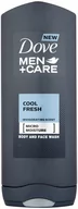 Żele pod prysznic dla mężczyzn - Dove Men+Care Cool Fresh żel pod prysznic do ciała i twarzy 400 ml - miniaturka - grafika 1