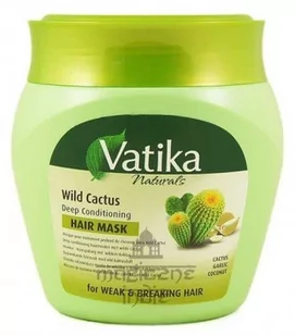 Dabur Maska do włosów Vatika dziki kaktus 500 ml - Maski do włosów - miniaturka - grafika 1