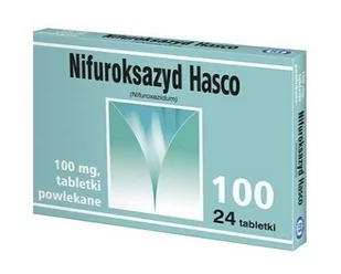 Hasco-Lek Nifuroksazyd 100mg 24 szt. - Układ pokarmowy - miniaturka - grafika 1