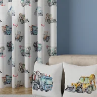 Pościel dla dzieci - POJAZDY KOPARKA Poszewka dekor - miniaturka - grafika 1