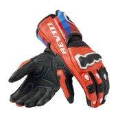 Rękawice motocyklowe - Rękawice Motocyklowe REV'IT! Quantum 3 Neonowy Czerwony/NiebieskiXXL - miniaturka - grafika 1