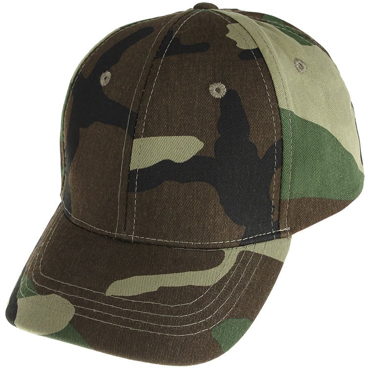 Mil-Tec Czapka Z Daszkiem Dziecięca Militarna Regulowana Kamuflaż Woodland