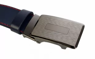 Wizytowy Pasek Skórzany 35 mm COMPLEX (PL) GRANATOWY CZEROWNA NIĆ Pełna Klamra AUTOMAT/SAMOZACISK Garnitur SREBRNA ASZ35/KASZ31 - Paski Wizytowy Pasek Skórzany 35 mm COMPLEX (PL) GRANATOWY CZEROWNA NIĆ Pełna Klamra AUTOMAT/SAMOZACISK Garnitur SREBRNA ASZ35/KASZ31 - Paski - miniaturka - grafika 4