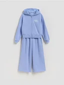 Bluzy dla dziewczynek - Reserved - Bawełniany komplet - niebieski - miniaturka - grafika 1