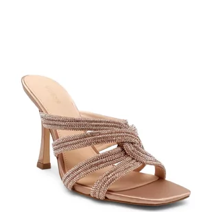 Guess Klapki SYPRESS | z dodatkiem skóry - Klapki i japonki damskie - miniaturka - grafika 1