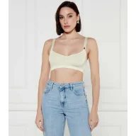 Koszulki i topy damskie - Patrizia Pepe Top Slim Fit - miniaturka - grafika 1