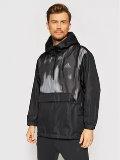 Kurtki męskie - Adidas Kurtka anorak Back to Sport GM4361 Czarny Relaxed Fit - grafika 1