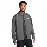 Kurtki męskie - Męska kurtka do biegania Under Armour UA Storm Run Jacket - szara - miniaturka - grafika 1