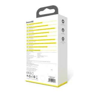 Baseus szybka ładowarka sieciowa 2x USB 10,5 W 2,1 A + kabel USB - Lightning 2,4 A 1 m biały (TZCCFS-R02) - Ładowarki do telefonów - miniaturka - grafika 12