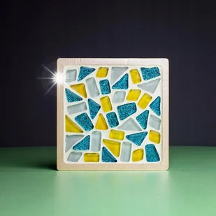 ZESTAW KREATYWNY MOZAIKA PODSTAWKI KWADRATOWE KOLOROWA OZDOBA ROTER KAFER - Zabawki kreatywne - miniaturka - grafika 1