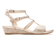 Półbuty damskie - Parram Spice [gold suede] - rozmiar 41.5 - miniaturka - grafika 1