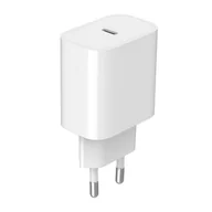 Ładowarki do telefonów - Ładowarka sieciowa Gembird USB-C 20W biała - miniaturka - grafika 1