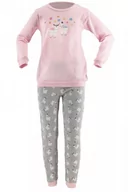 Piżamy dla dziewczynek - Lama G 240 PY różowa piżama dziewczęca - miniaturka - grafika 1