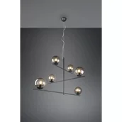 Lampy sufitowe - Pure 6 lampa wisząca dymione klosze kule 302000642 Trio - miniaturka - grafika 1
