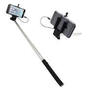 Selfie stick - XREC Selfie Stick 23-110 cm czarny - miniaturka - grafika 1