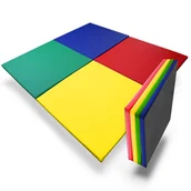 Maty piankowe - Mata piankowa kolorowa XXL dla dzieci miękka i bezpieczna do zabawy, klocki - miniaturka - grafika 1