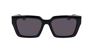Okulary przeciwsłoneczne - Dragon Damskie okulary przeciwsłoneczne TARRAN, błyszczące czarne z soczewką Lumalens, jeden rozmiar, Błyszcząca czerń z soczewkami dymnymi Lumalens, Rozmiar uniwersalny - grafika 1