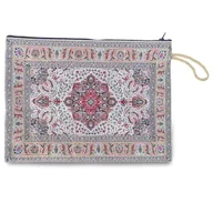 Nerki - Kosmetyczka Saszetka Duża Xxl Etui Turecka Orientalne Wzory Złota Nić Haft - miniaturka - grafika 1