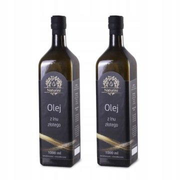 Olej lniany złoty Budwigowy 2 x 1000ml NaturOil