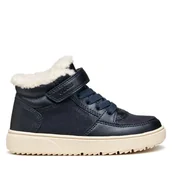 Buty dla dziewczynek - Sneakersy Geox J Theleven B Ab J56HTA 077BC C4021 S Granatowy - miniaturka - grafika 1