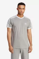 Koszulki męskie - adidas Originals t-shirt bawełniany męski kolor szary wzorzysty - miniaturka - grafika 1